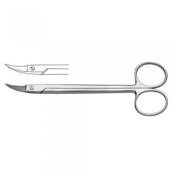 Quimby Delicate Scissor Curved Stainless Steel, 13 cm - 5"